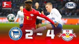 Hertha Berlin - RB Leipzig [2-4] | GOLES | Jornada 11 | Bundesliga