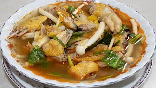 តុបយ៉ាំសាច់មាន់ឆ្ងាញ់មែន - Chicken Tom Yum Soup Recipe / Chhen Touch \\