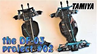 Tamiya DF-03 Project Pt. 2: The DF-03 MS vs the Dark Impact - Upgraded Race Spec 1/10 4WD Buggies!