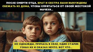 После СМЕРТИ отца, дети СБЕЖАЛИ из дома, что бы спрятаться от ЖЕСТОКОЙ МАЧЕХИ, но однажды их узнал