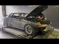 Nissan Skyline in for dyno tuning on Haltech 2500