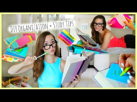 Back to School ♡ Study Tips + DIY Organization / School Supplies Back to School ♡ Study Tips + DIY Organization / School Supplies
