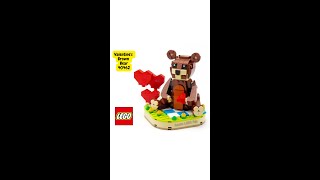 LEGO Valentine's Brown Bear- Seasonal LEGO set 40462