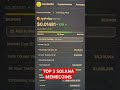 TOP 3 CRYPTO SOLANA MEMECOINS TO MAKE MILLIONS