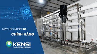 Hệ thống lọc nước RO công nghiệp Kensi công suất 22 m³/h cho nhà máy hóa chất