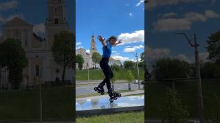 best skills skating ! beautiful girl 👀😱 #skating #viral #reaction #subscribe #skills #shorts #tiktok