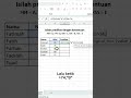 Tutorial excel rumus if nilai huruf #exceltutorial #belajarexcel #kursuskomputer #tutorialexcel