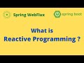 What is Reactive Programming ?