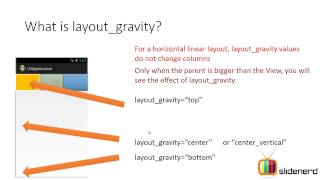 Lession 33 Android layout gravity Android User Interface Tutorials HD 1080p HD