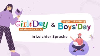 Girls'Day und Boys'Day in Leichter Sprache