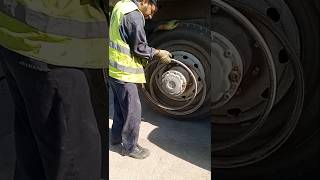 #shorts tube big tyre opening just so easy #tyre #mechanic #truck #tyres