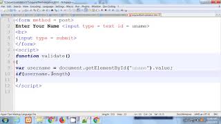 Required Field Validation using Javascript | Hindi