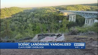 WATCH | Scenic Ky. landmark vandalized