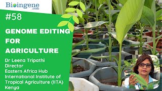 Webinar on the Potential of Genome Editing for Sustainable Agriculture