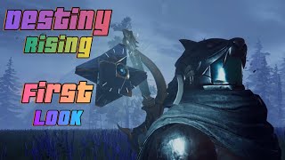 Destiny Rising First Look Alpha Test intro cutscene and first mission