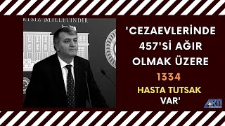 Mahmut Toğrul: Cezaevlerinde 457'si ağır olmak üzere 1334 hasta tutsak var!