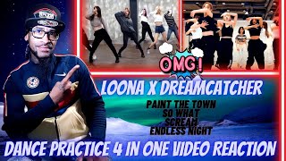 LOONA X DREAMCATCHER TOP CHOREOGRAPHY DANCE PRACTICE REACTION