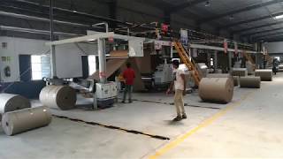 HUAYU Series automatic 5 ply corrugated cardboard line