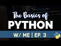 Basic String Operators & String Formatting | Learning the Basic of Python w/ me | Ep. 3