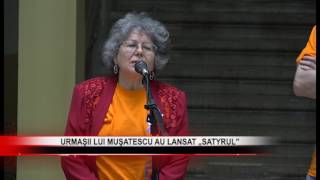 STIRE 04 07 2017 Urmaşii lui Muşatescu au lansat „Satyrul”