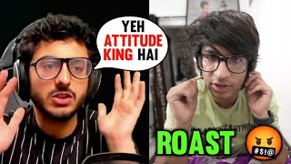 Carry Minati Roast Sourav Joshi Vlogs 🤬 Carry Minati angry