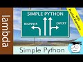 Lambda | More Simple Python Tutorials