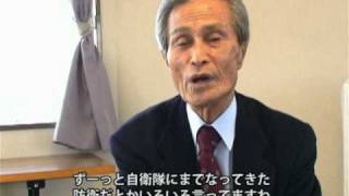 被爆者の声〝滅び損ねて生かされてきた〟（5） ／ 谷口稜曄さん