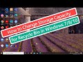 How to Change Storage Capacity for Recycle Bin in Windows 7/8/10