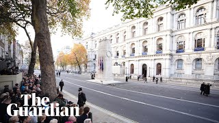 Remembrance Sunday ceremony at the Cenotaph in London – watch live