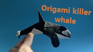 Very simple Origami Orca, tutorial