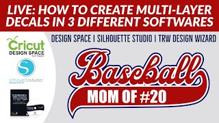TRW Live Software Training! Multi-Layer Decals in Designer Edition | Silhouette | TRW Design Wizard