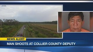 Shots fired at Collier County deputy, suspect arrested
