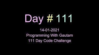 TIC TAC TOE using Tkinter in python | 111 Day code Challenge | Programming with Gautam