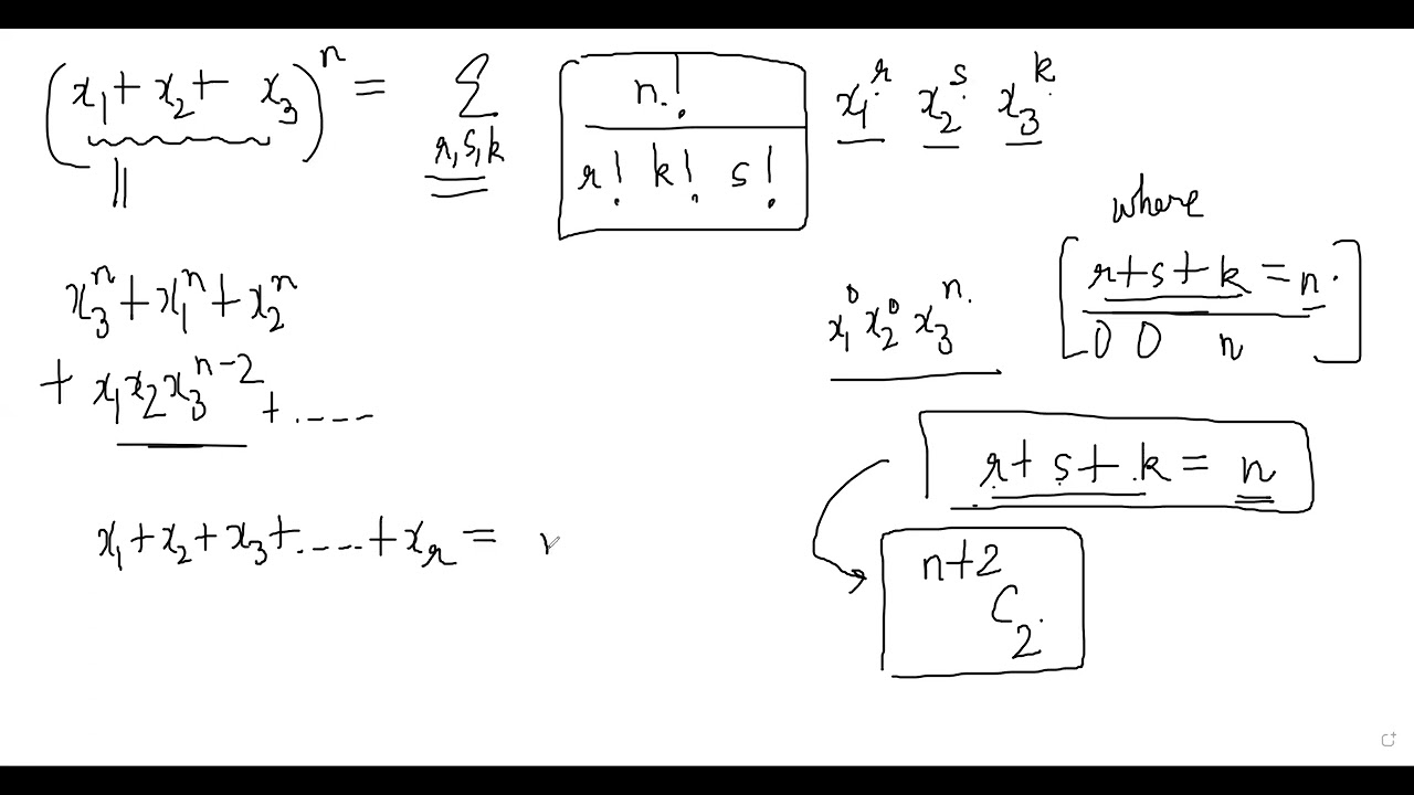 Multinomial Theorem And Applications Of Binomial Theorem - YouTube