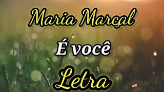 MARIA MARÇAL - É VOCÊ GUIAS LYRIC VIDEO/VÍDEO LETRA || #mariamarçal #suellenstephany #gospel #lyrcis