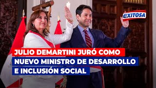 🔴🔵Julio Demartini juró como el nuevo ministro de Desarrollo e Inclusión Social