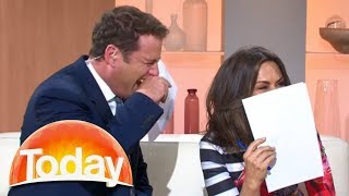Karl loses it over Lisa's beard "in my genes" comment