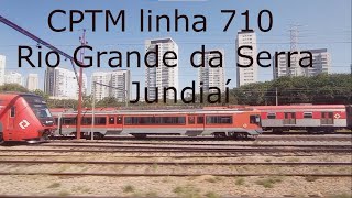 CPTM-Linha 710 Rio Grande da Serra to Jundiaí Sao Paulo Brasil