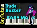Rude Buster from Deltarune - Easy Mode [Piano Tutorial] (Synthesia)