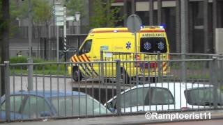 (Kort Brandweer \u0026) Ambulances met spoed in Nijmegen.