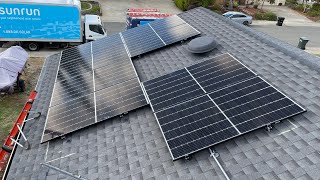 Sunrun solar panel system install