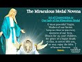 miraculous medal novena