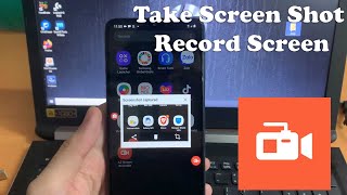 How To Take Screen Shot & Record Screen On Samsung Galaxy A12 | AZ Screen Recorder Tutorial