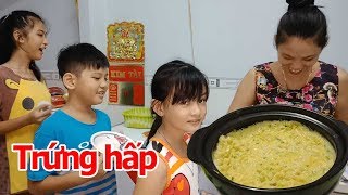 ĂN CƠM CÙNG TRỨNG HẤP KIỂU HÀN QUỐC|Tôi là người Bến Tre
