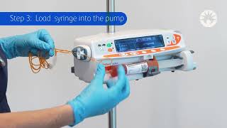BD Alaris™ neXus CC - Priming and loading the extension set and syringe