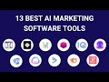 +13 Best AI Marketing Tools in 2024 (Ranked by Categories & Use Cases)