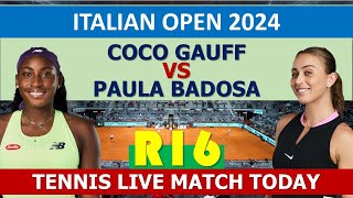 Coco Gauff vs. Paula Badosa | Rome Open Tennis 2024