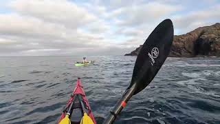 Video 4 of 5 Sea kayak paddle from Portskerra to Strathy Beach on 9 November 2024.