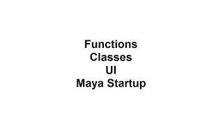 Rigging Dojo Maya Python 101 Course Preview