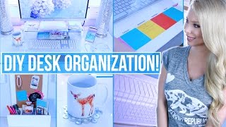 DIY Desk Organization \u0026 Decor Ideas!